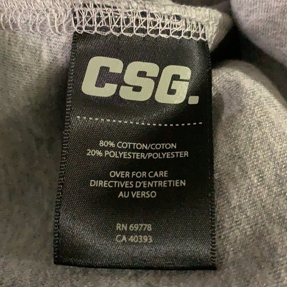 CSG New With Tags Precision Knit Men’s Gray Shorts Size Large - Picture 8 of 13